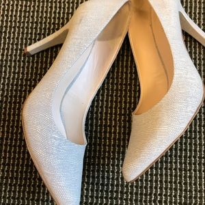 Beautiful Light Grey Nine West Heels